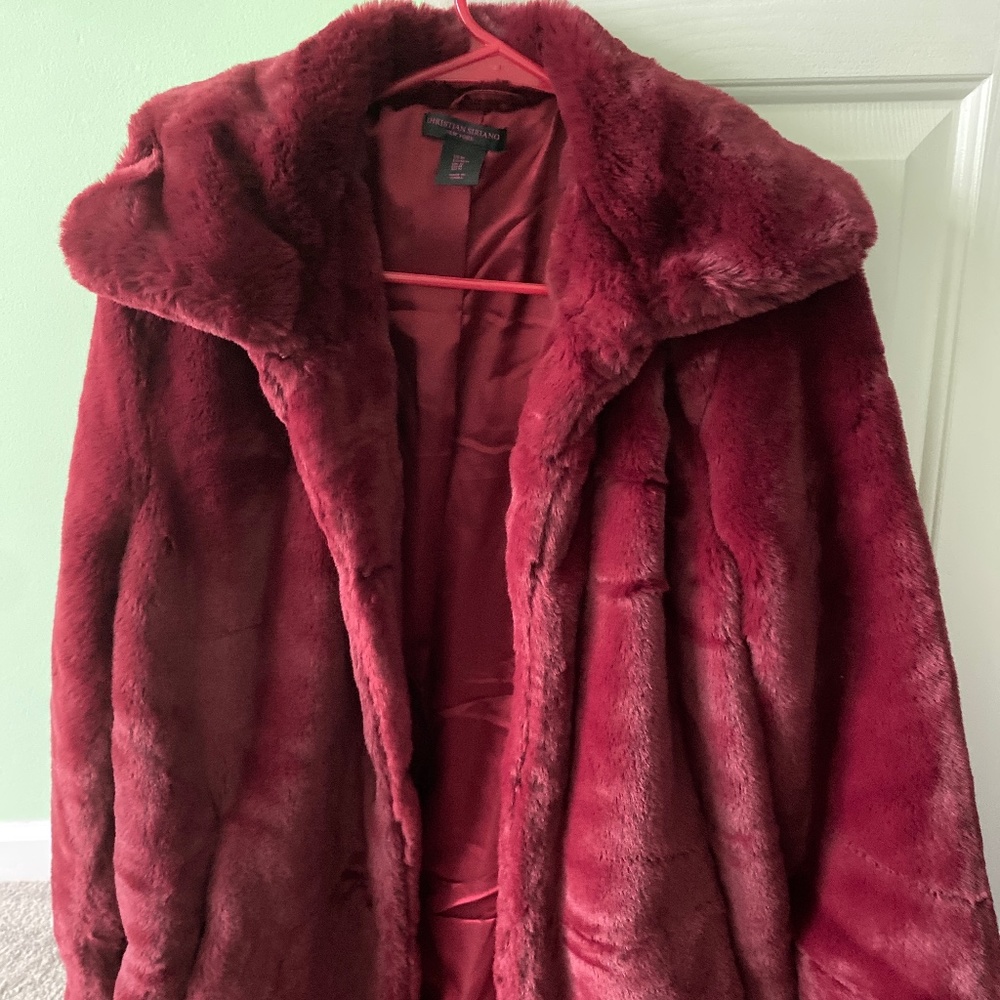 Faux fur fall jacket